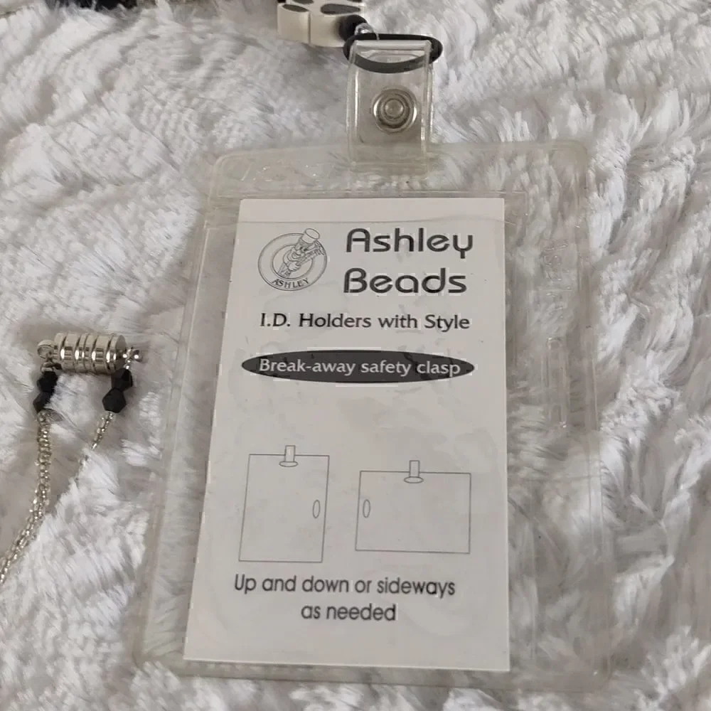 Ashley Beads ID Holder Beaded 